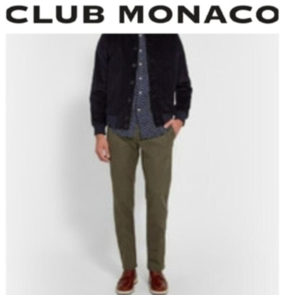 Club Monaco Davis Slim Fit Chino Pants 28x32 - Picture 7 of 7